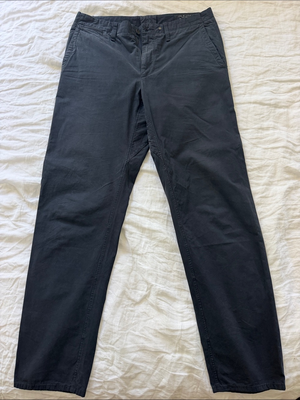 rag & bone Men's Black Chino Pants